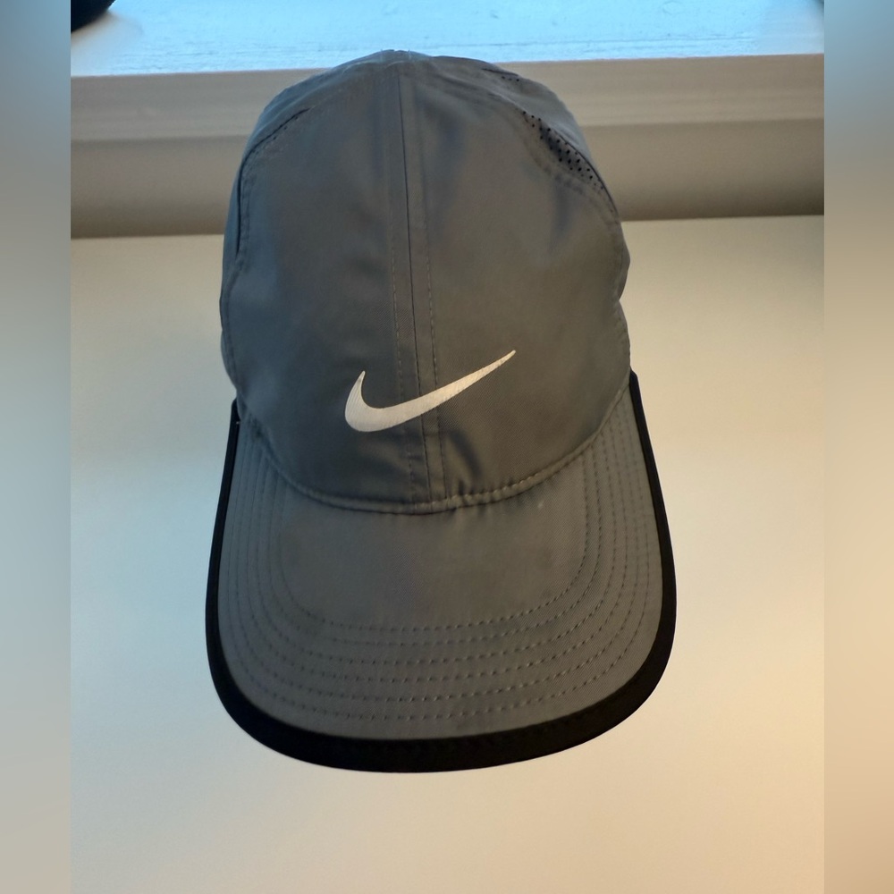 Nike Gray Cap with Black Edge